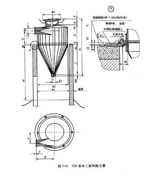 XM型木（mù）工旋風除塵器