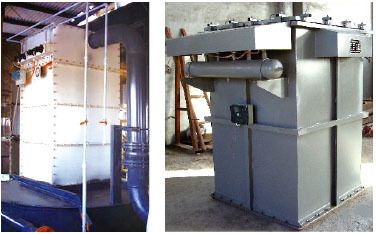 倉（cāng）頂除塵器使用現場