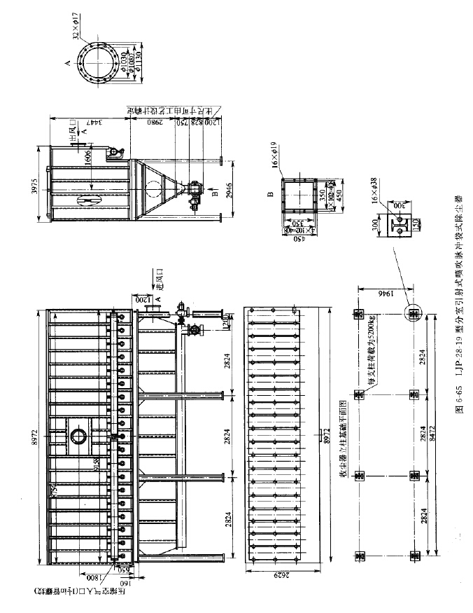 LJP型分室引射式噴吹脈衝袋（dài）式除塵器