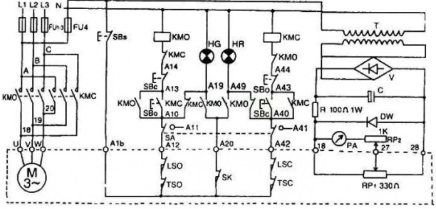 閥（fá）門電動（dòng）裝置控製箱電氣原理圖內部檢（jiǎn）查及檢修